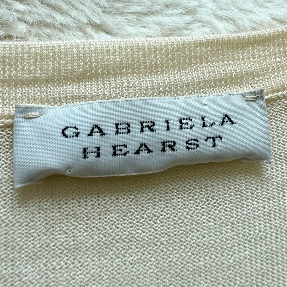 Gabriela Hearst women cashmere/silk beige top size S Retail 580$ - Picture 5 of 8